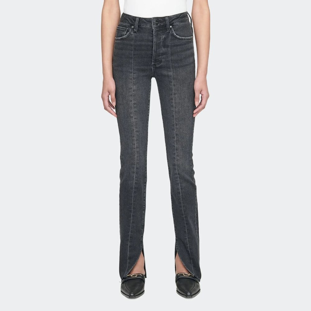 Anine Bing Heath Jean Vintage Black Grey Size 26